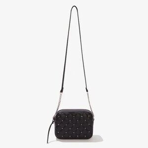 Rebecca Minkoff Black Quilted Studded Crossbody Bag